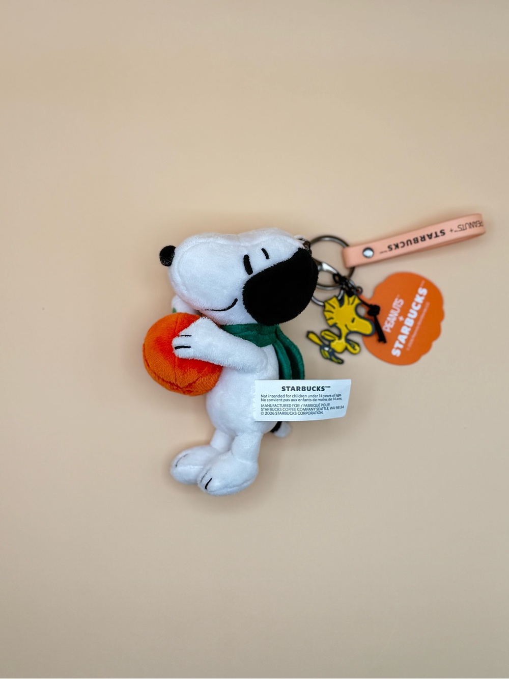 Starbucks x Peanuts Snoopy Keychain